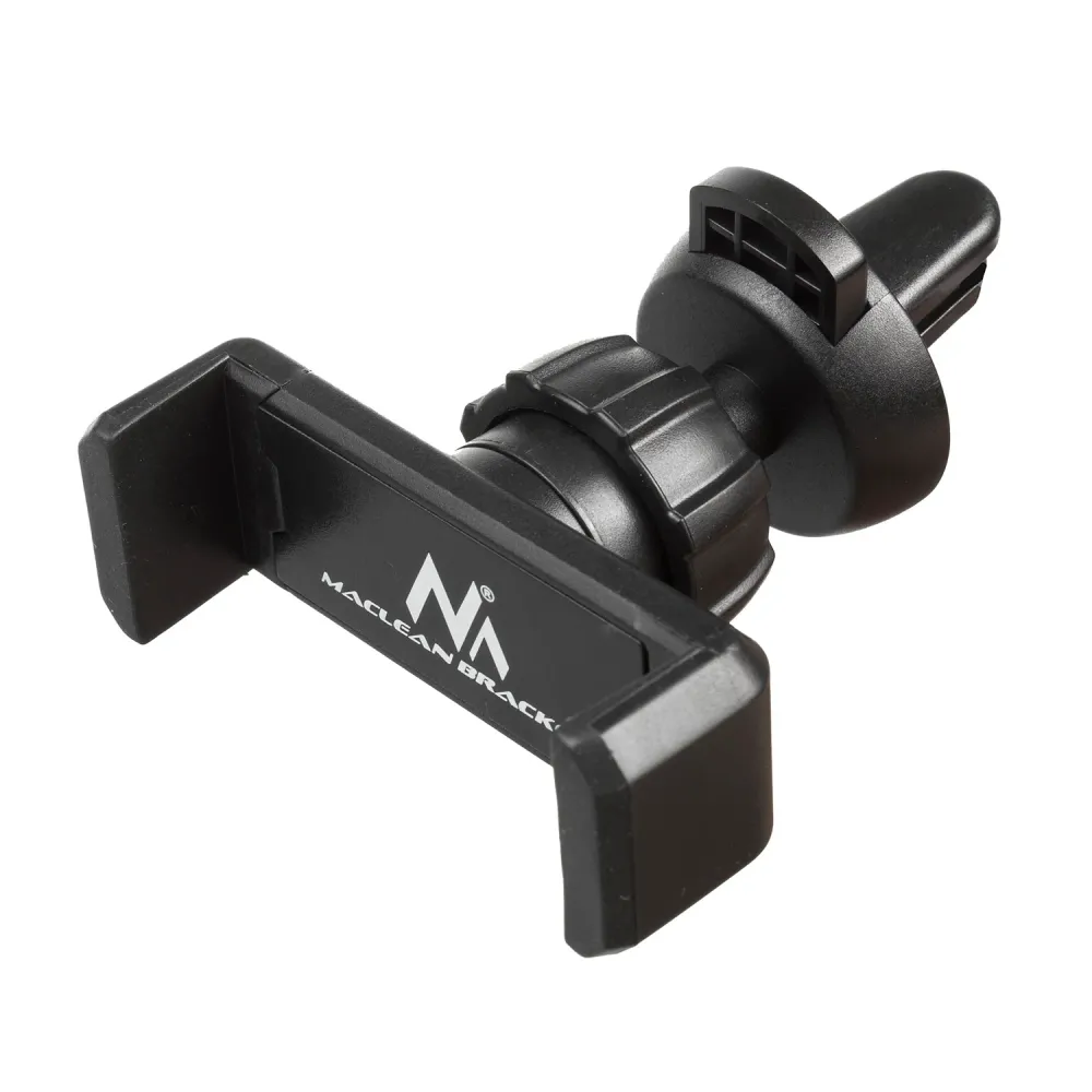 Support de téléphone de voiture Maclean, universel, pour grille de ventilation, espacement min/max : 54 / 87mm matière : A...