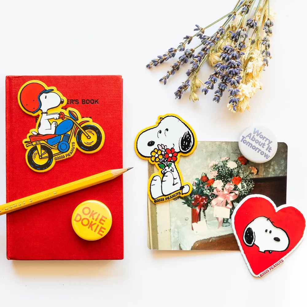 Magnet Snoopy - Moto