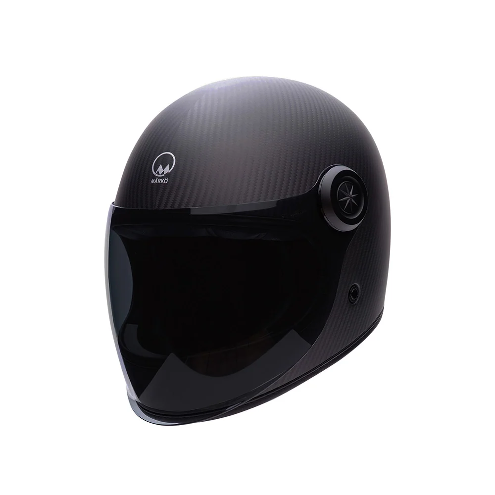 Casque intégral moto - Dark Side Carbone Noir Mat MARKO