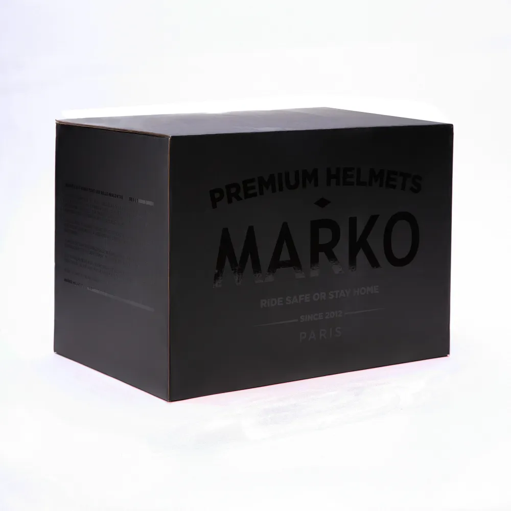 Casque intégral moto - Dark Side Noir mat MARKO