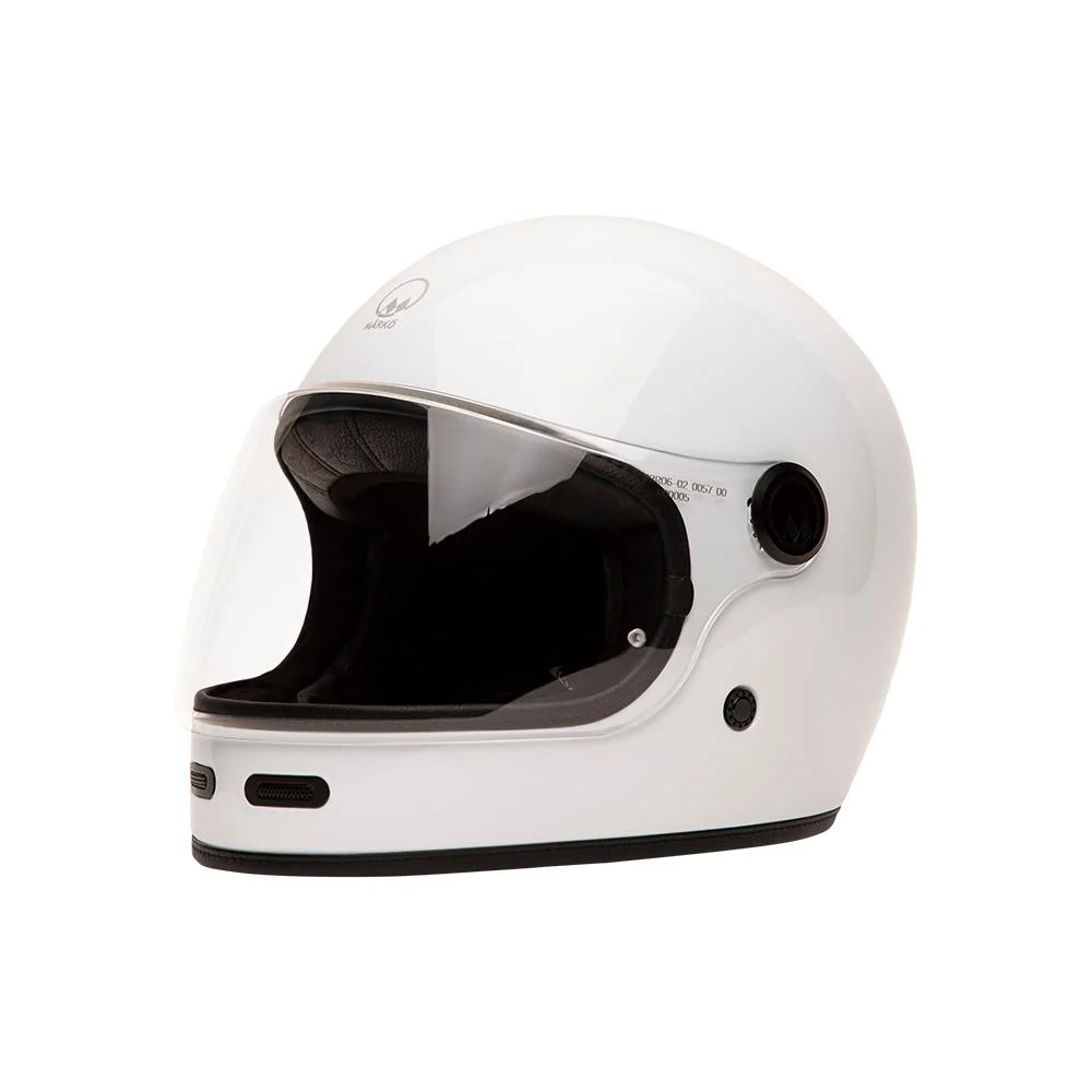 Casque intégral moto - Fullmoon 2 blanc MARKO