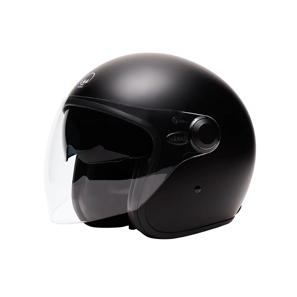 Casque jet moto - Boreal noir mat MARKO