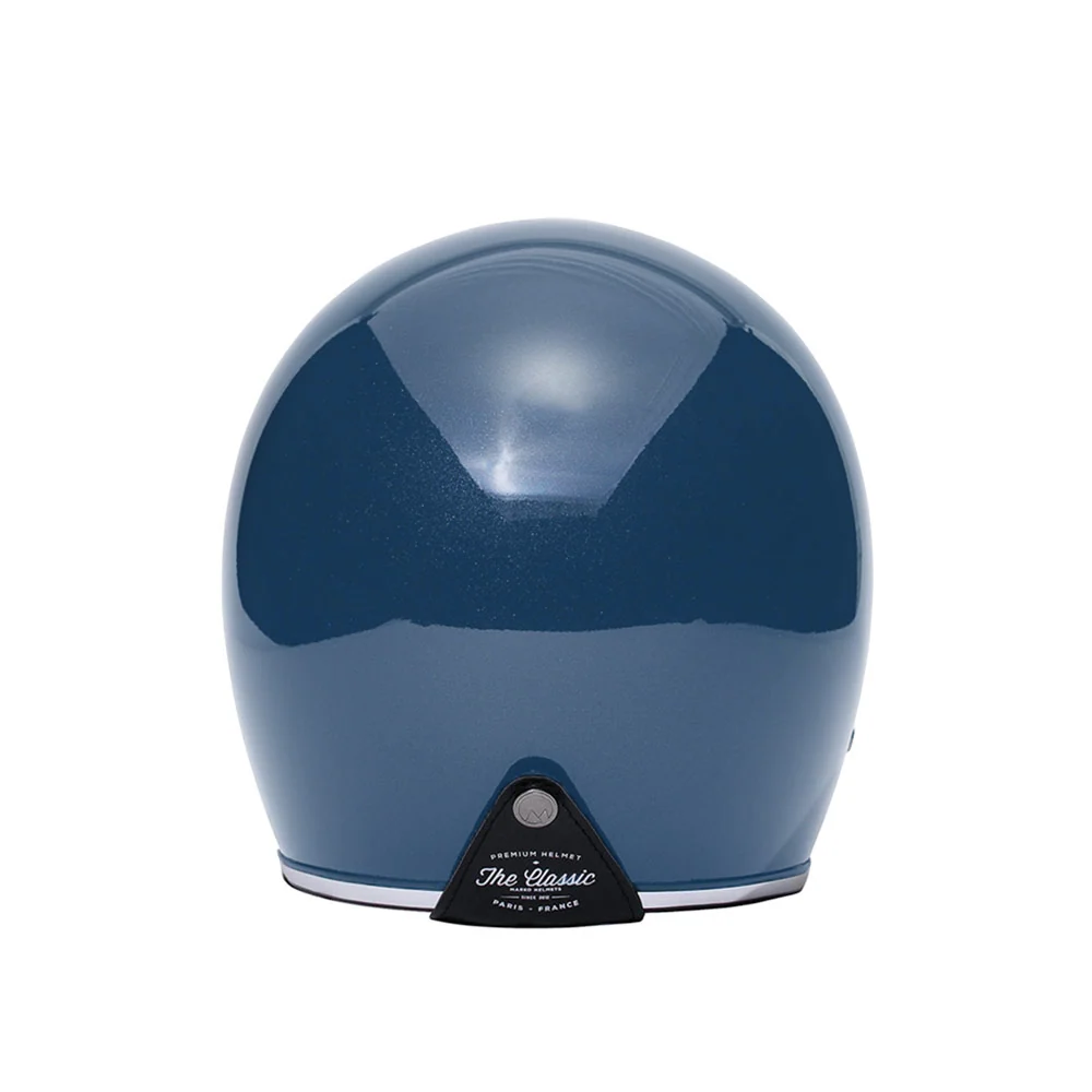 Casque jet moto - Classic bleu MARKO