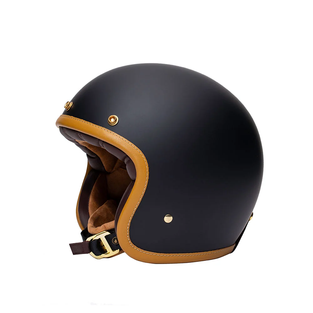 Casque jet moto - Classic noir mat MARKO