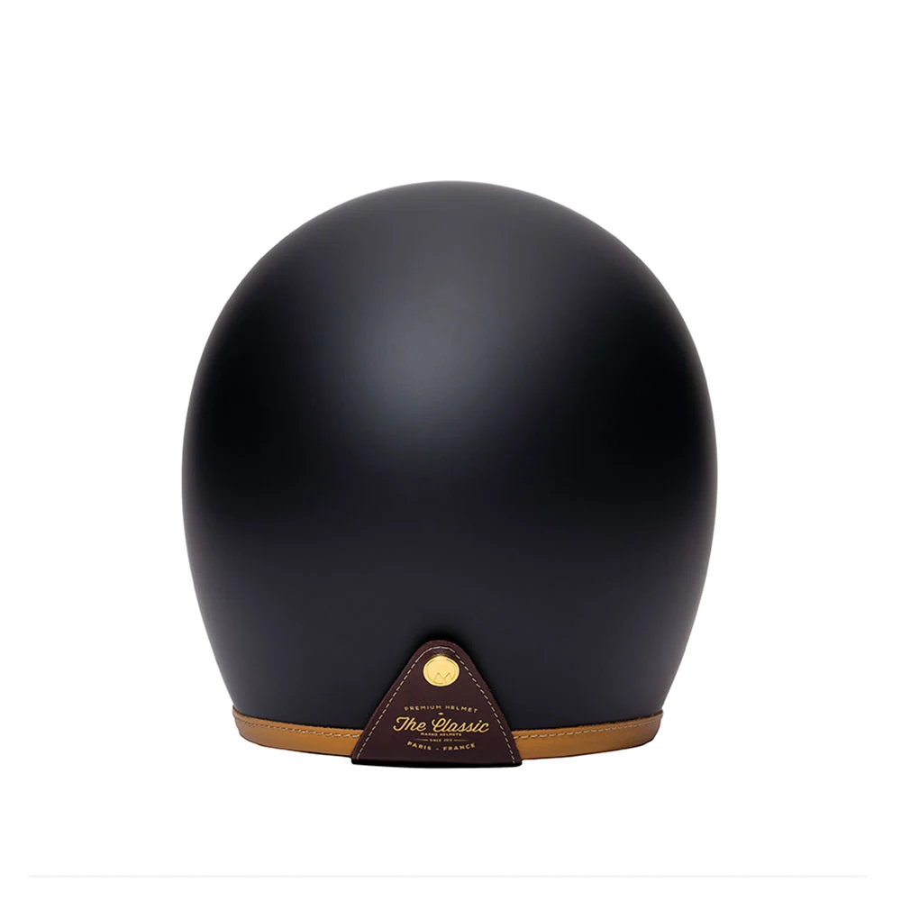 Casque jet moto - Classic noir mat MARKO