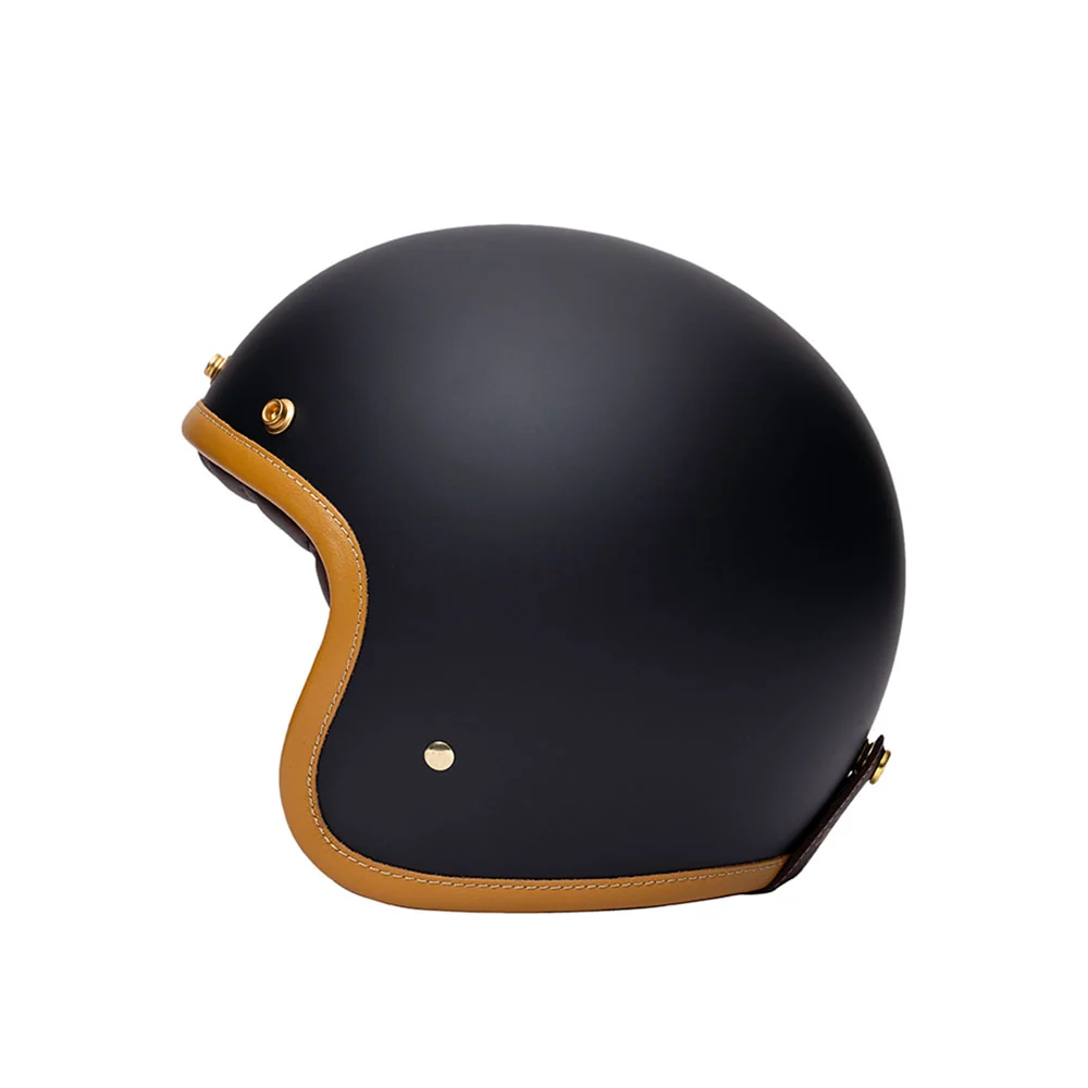 Casque jet moto - Classic noir mat MARKO