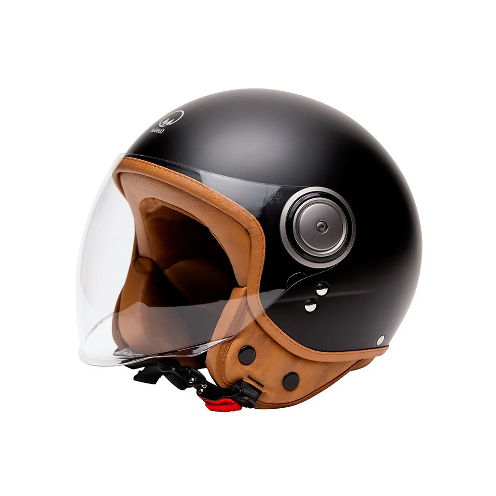 Casque jet moto - Elements Noir Mat MARKO
