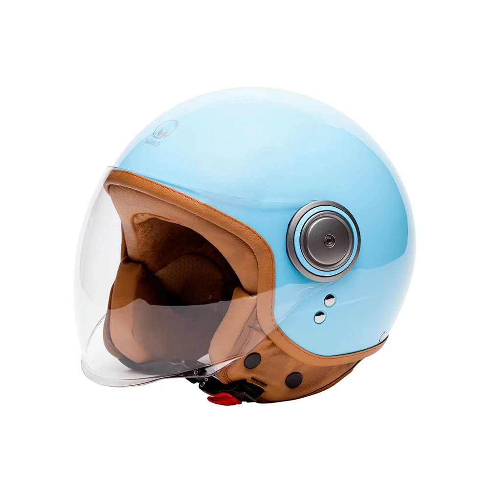 Casque jet moto - Eléments bleu MARKO