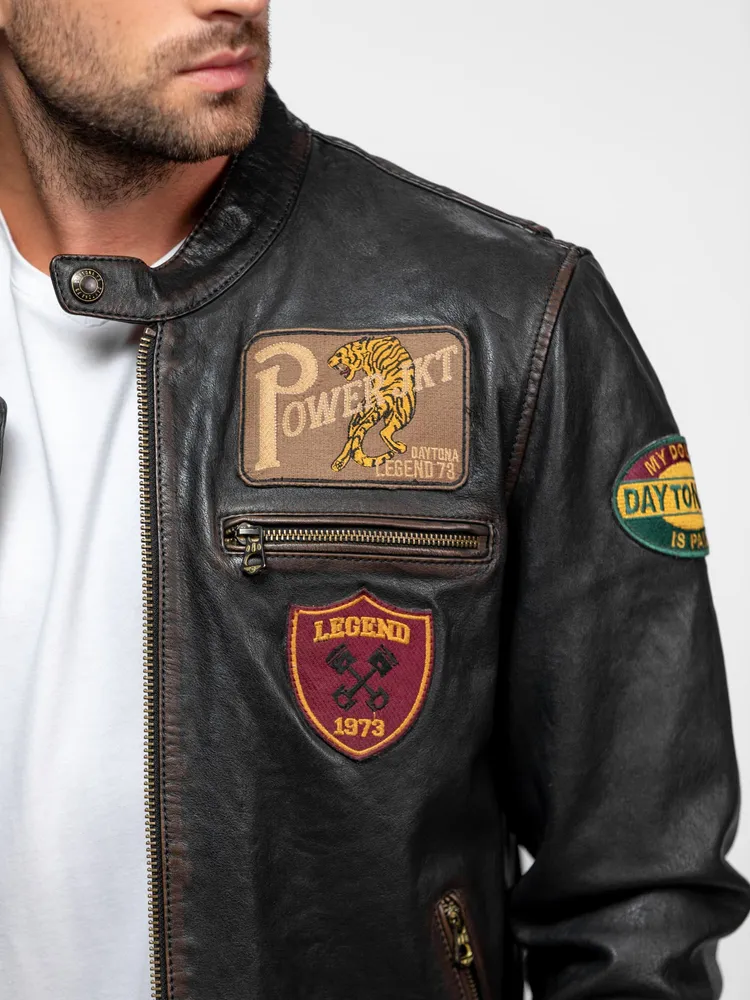 Martinez - Blouson moto vintage