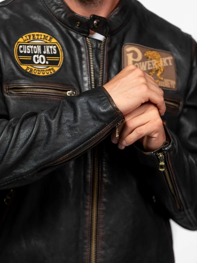 Martinez - Blouson moto vintage