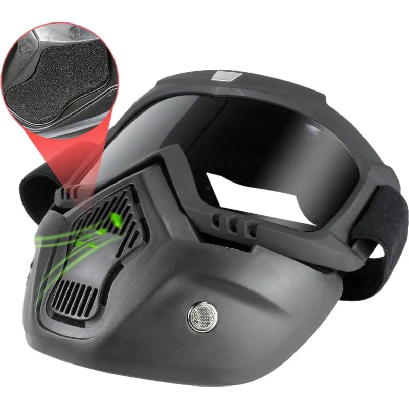 Masque anti pollution moto - Silver