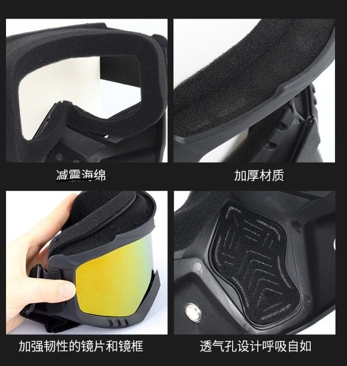Masque anti pollution moto - Silver