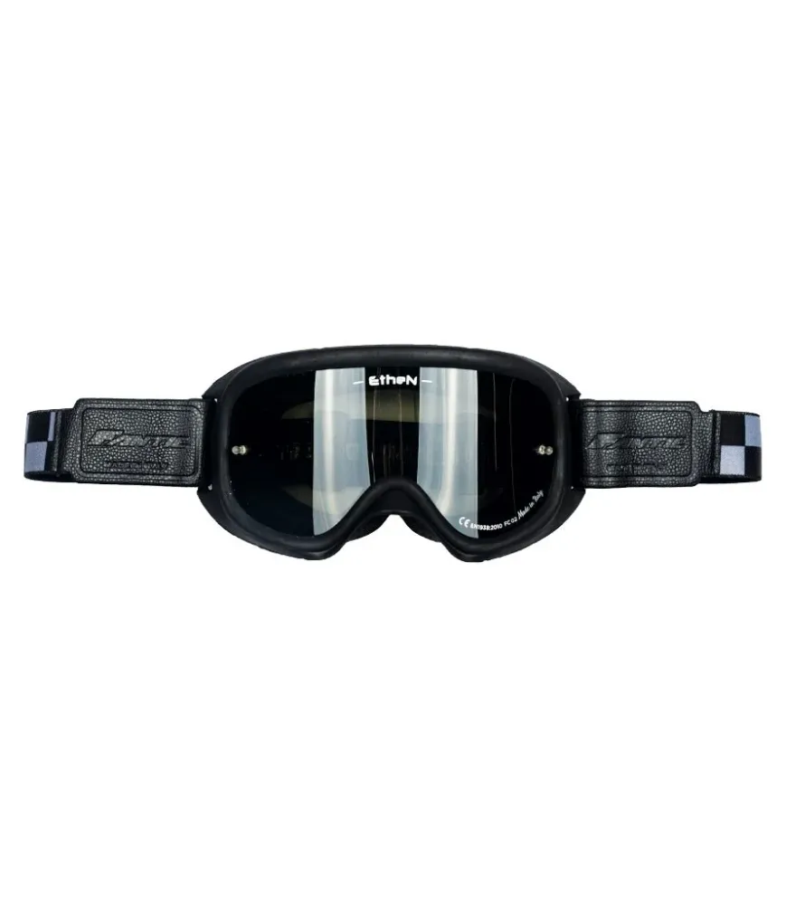 Masque Moto "Fantic Caballero" - Noir/Check
