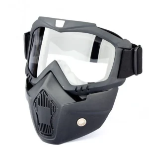 Masque visage moto - Transparent