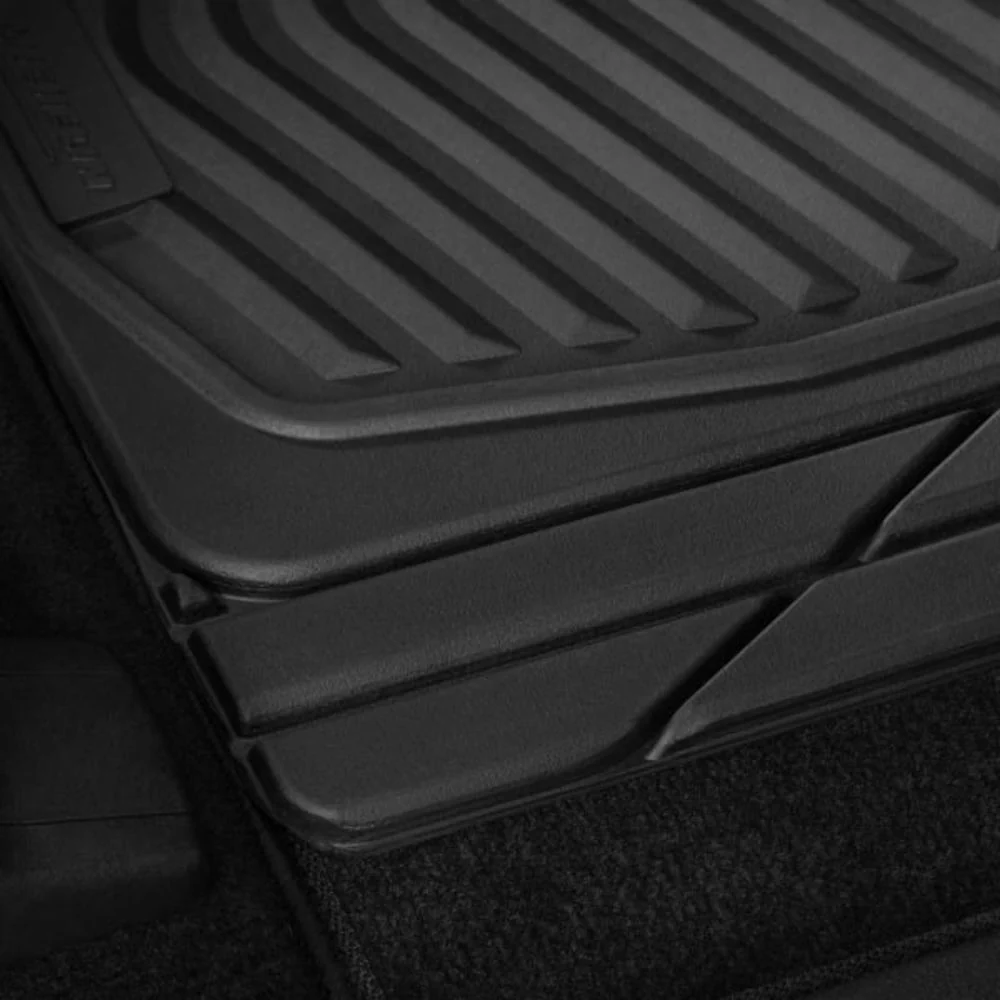 Michelin - Tapis de voiture recyclé, 4 pièces, noir