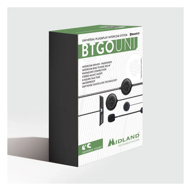 Midland BT Go Uni Intercom moto Bluetooth