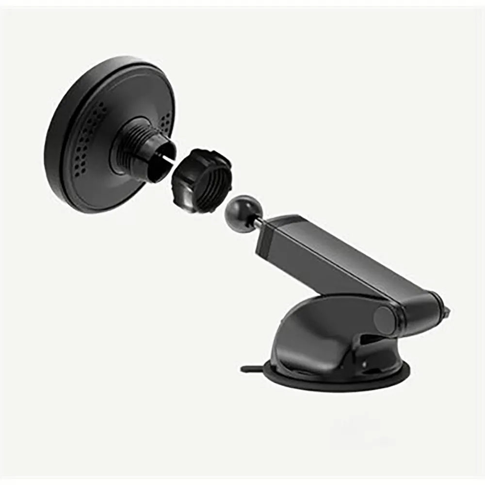 MightyMount - Support de Téléphone Magnétique Magsafe, Avec Chargeur sans-fil, Pour Tableau de Bord de Voiture, Noir Might...