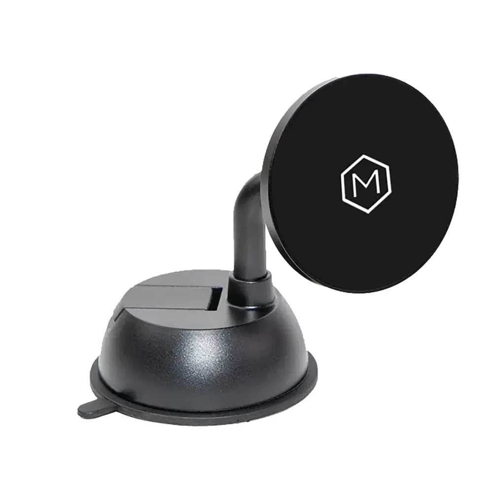 MightyMount - Support de Téléphone Magnétique Magsafe Pour Tableau de Bord ou Pare-Brise de Voiture, Noir Mighty Mount