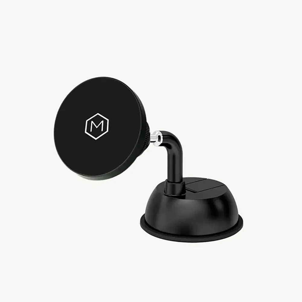 MightyMount - Support de Téléphone Magnétique Magsafe Pour Tableau de Bord ou Pare-Brise de Voiture, Noir Mighty Mount