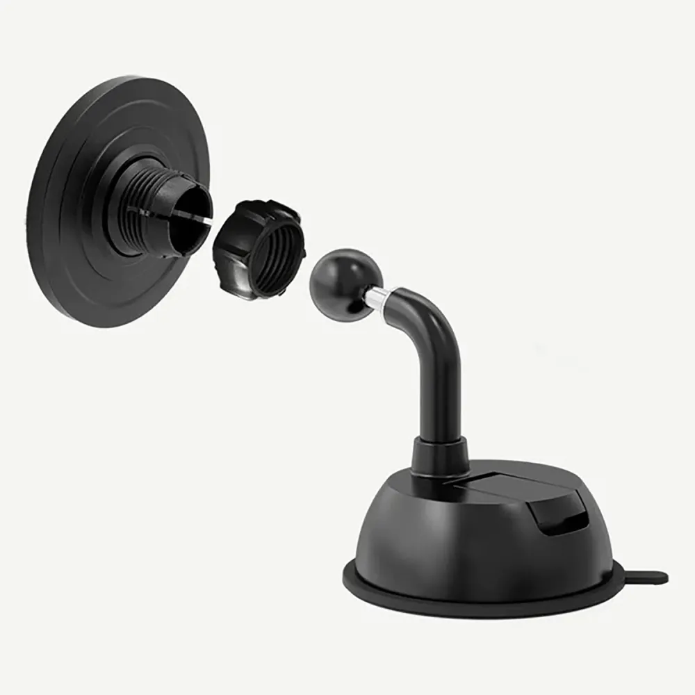 MightyMount - Support de Téléphone Magnétique Magsafe Pour Tableau de Bord ou Pare-Brise de Voiture, Noir Mighty Mount