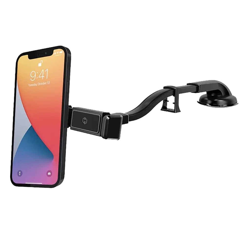 MightyMount - Support de Téléphone pour Tableau de Bord ou Parre-Brise de Voiture, Noir Mighty Mount