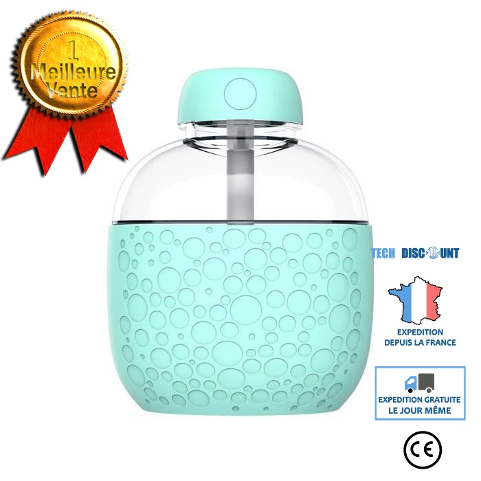 TD® Mini humidificateur de voiture LED/ Diffuseur USB huile essentielle Arôme Purificateur HUMIDIFICATEUR Electrique