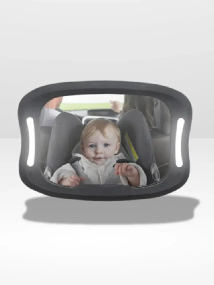 Miroir LED Voiture Bebe | Surveillance Facile ®