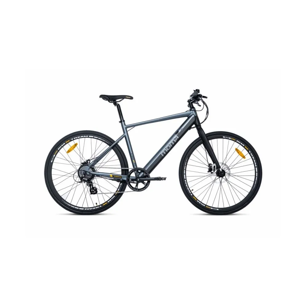 Vélo Électrique De Route 28 Pro - Gris MOMA BIKES