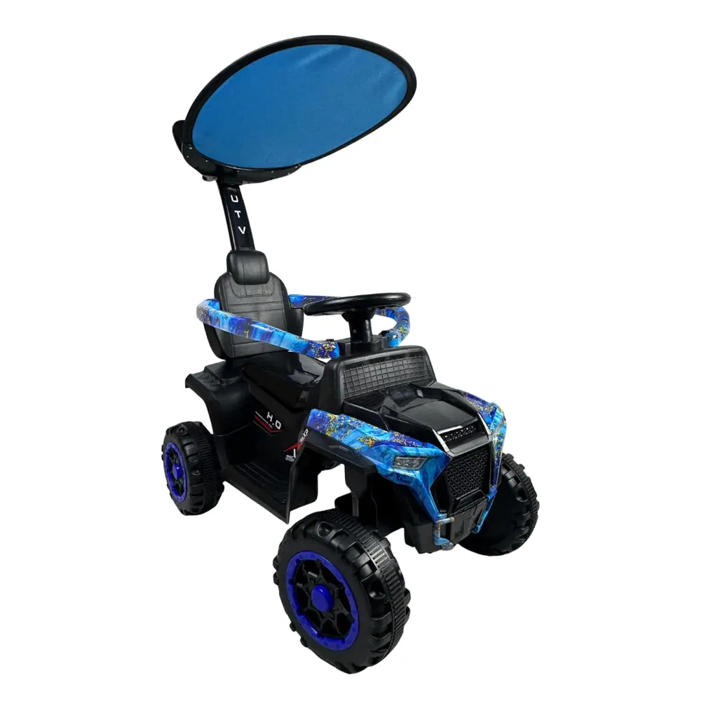 Voiture Porteur Évolutive avec Pare-Soleil – 12M+ Rouge Monago