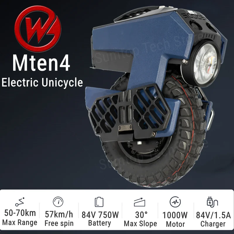 Monocycle électrique Begode Mten4 1000W 84V 11 pouces