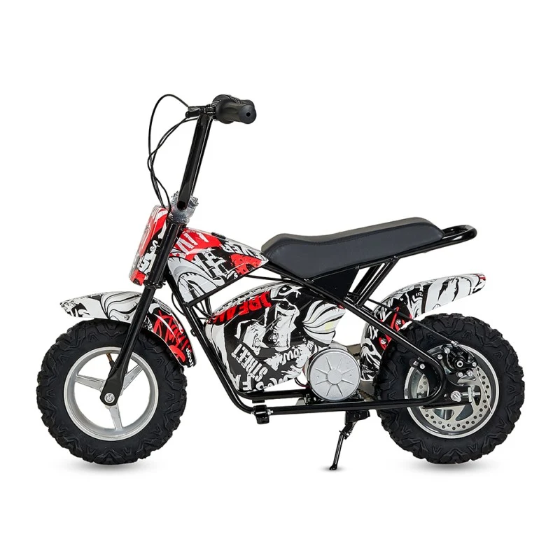 Mini moto électrique pour enfants en différentes couleurs, comprend 1 paire de roues d'entraînement MONORIM© SPAIN