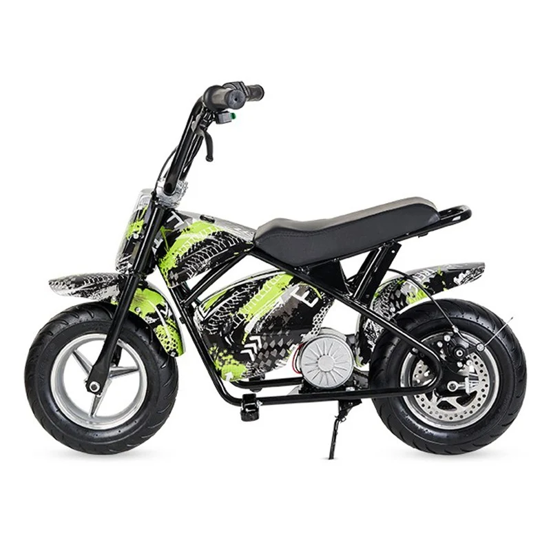 Mini moto électrique pour enfants en différentes couleurs, comprend 1 paire de roues d'entraînement MONORIM© SPAIN