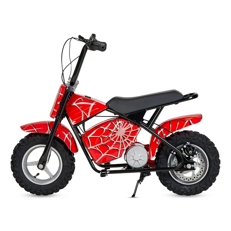 Mini moto électrique pour enfants en différentes couleurs, comprend 1 paire de roues d'entraînement MONORIM© SPAIN