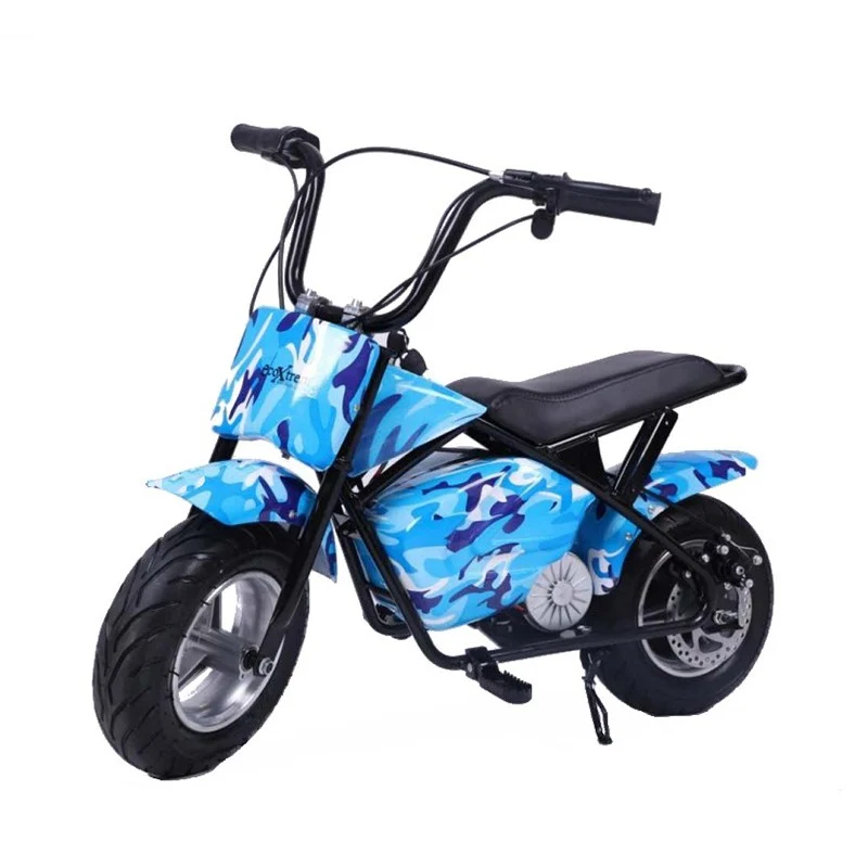 Mini moto électrique pour enfants en différentes couleurs, comprend 1 paire de roues d'entraînement MONORIM© SPAIN