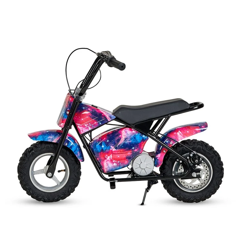 Mini moto électrique pour enfants en différentes couleurs, comprend 1 paire de roues d'entraînement MONORIM© SPAIN