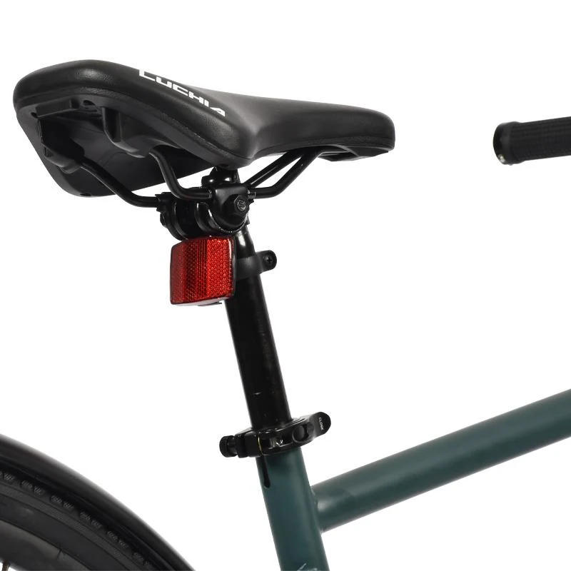 Vélo électrique urbain Atria bleu clair 700c avec cadre en acier et freins à disque MONORIM© SPAIN