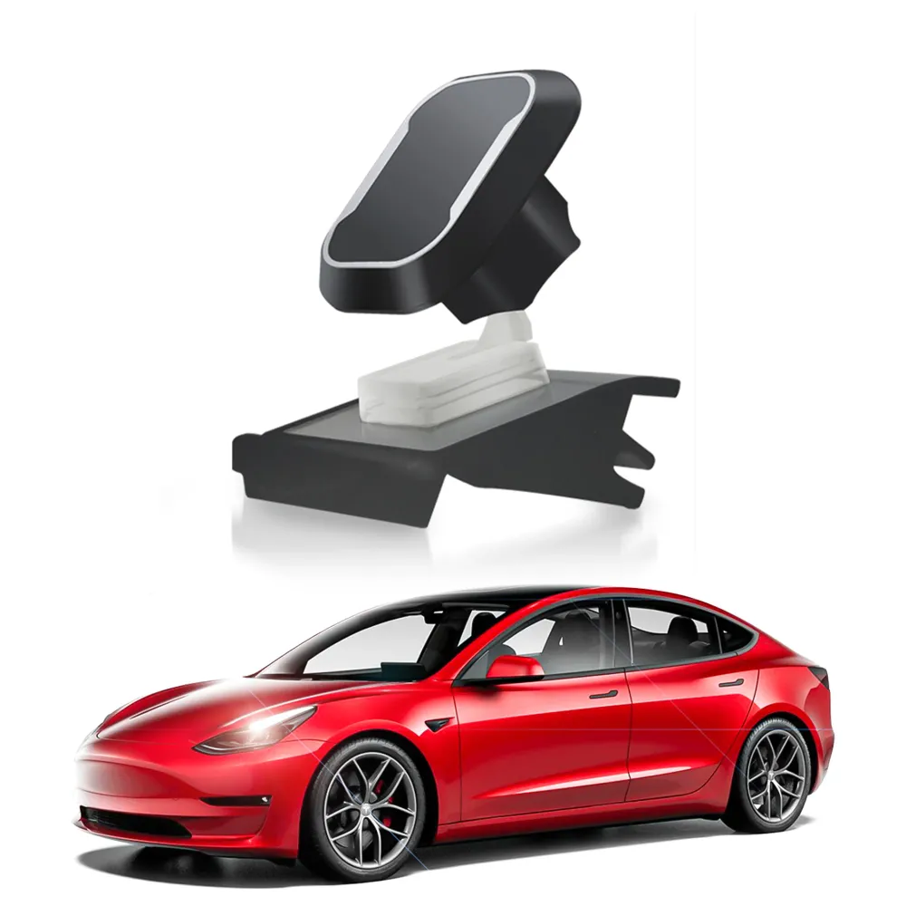 Montant de téléphone magnétique de voiture Support d'air à 360 ° Réglable pour le modèle 3/Y