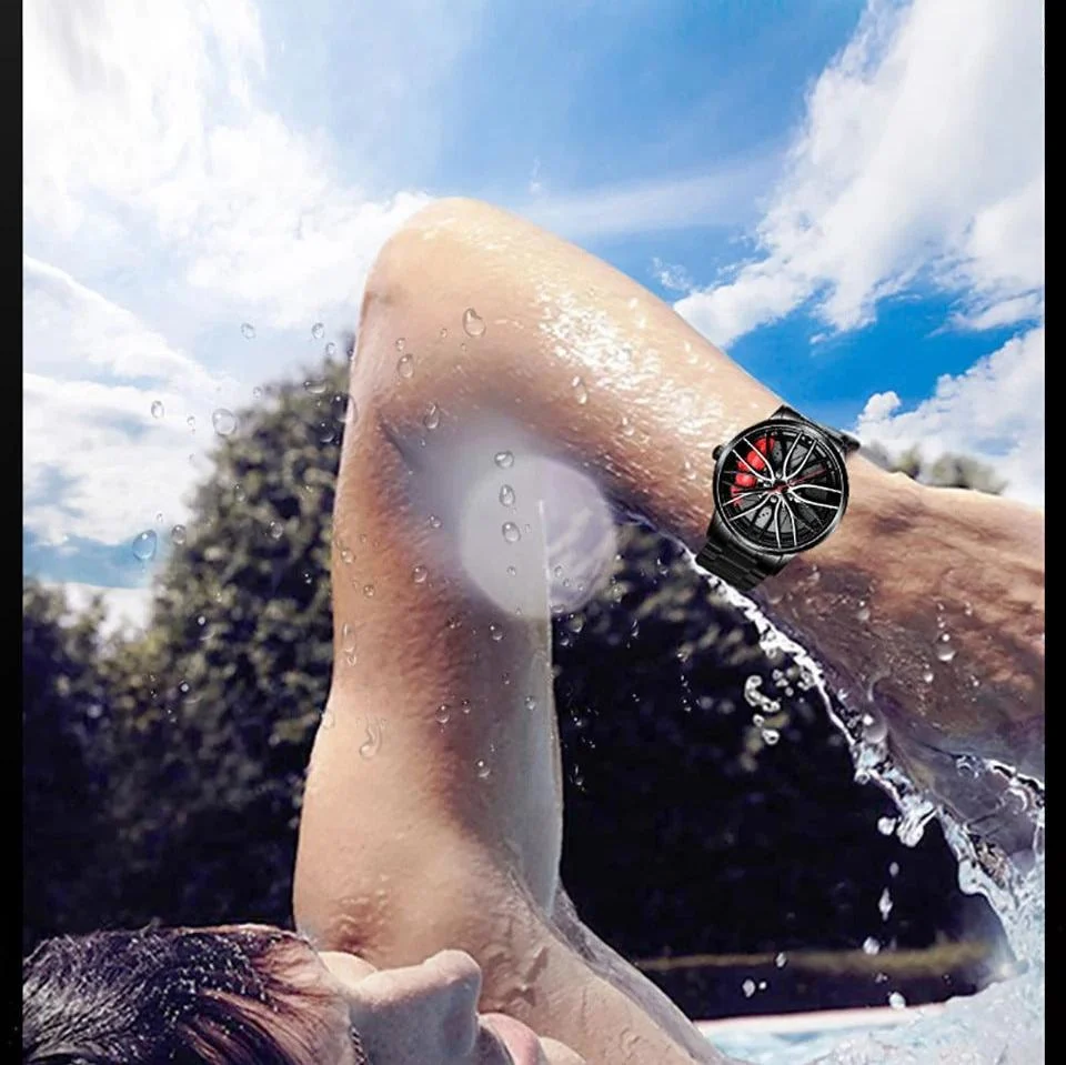 Montre design pneu de voiture pour homme (Chad)