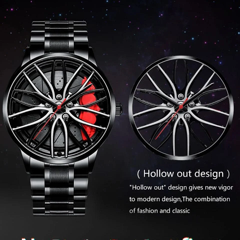 Montre design pneu de voiture pour homme (Côte d'Ivoire)