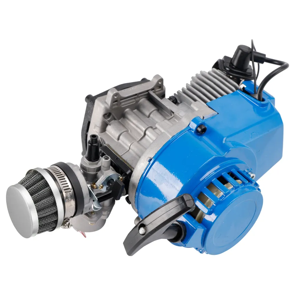Moteur complet 49cc pour Mini Moto Pocket ATV Quad Buggy Dirt Pit Bike bleu