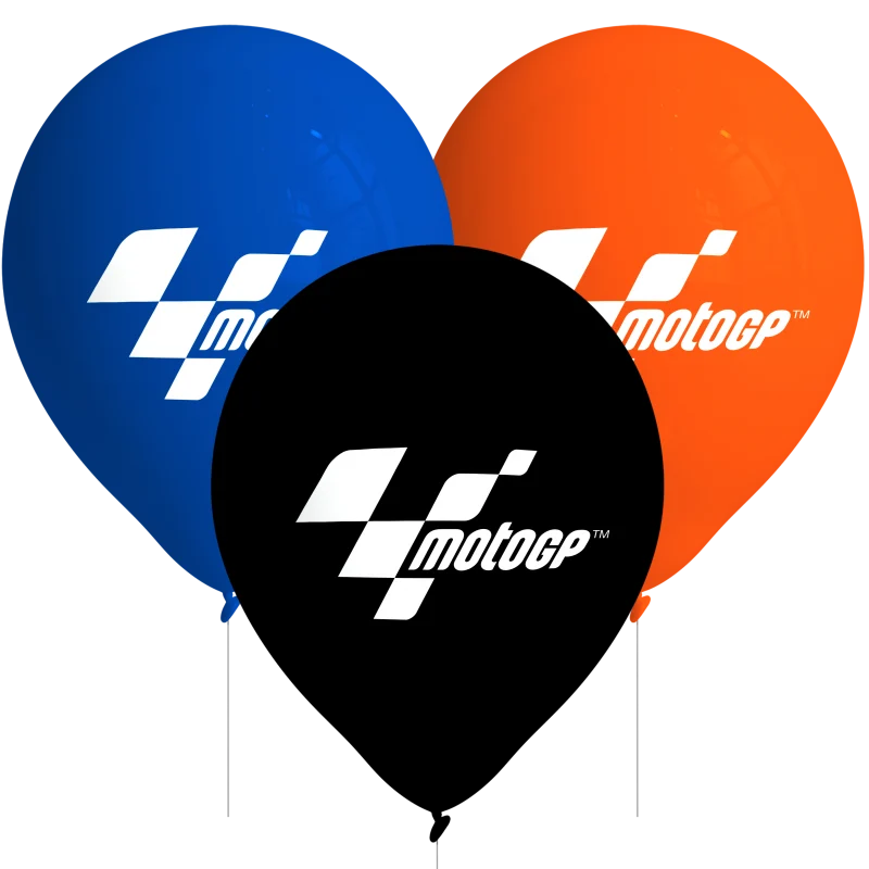 Moto GP, ballons, Mototrrad, pack de 8