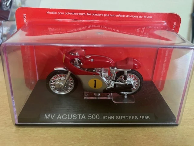Moto Course MV AGUSTA 500 John Surtees 1956