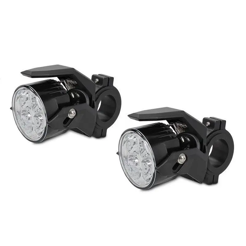 Moto Phares LED S2 - Inclut câble de connexion, Autorisation E, Tension 12V/24V