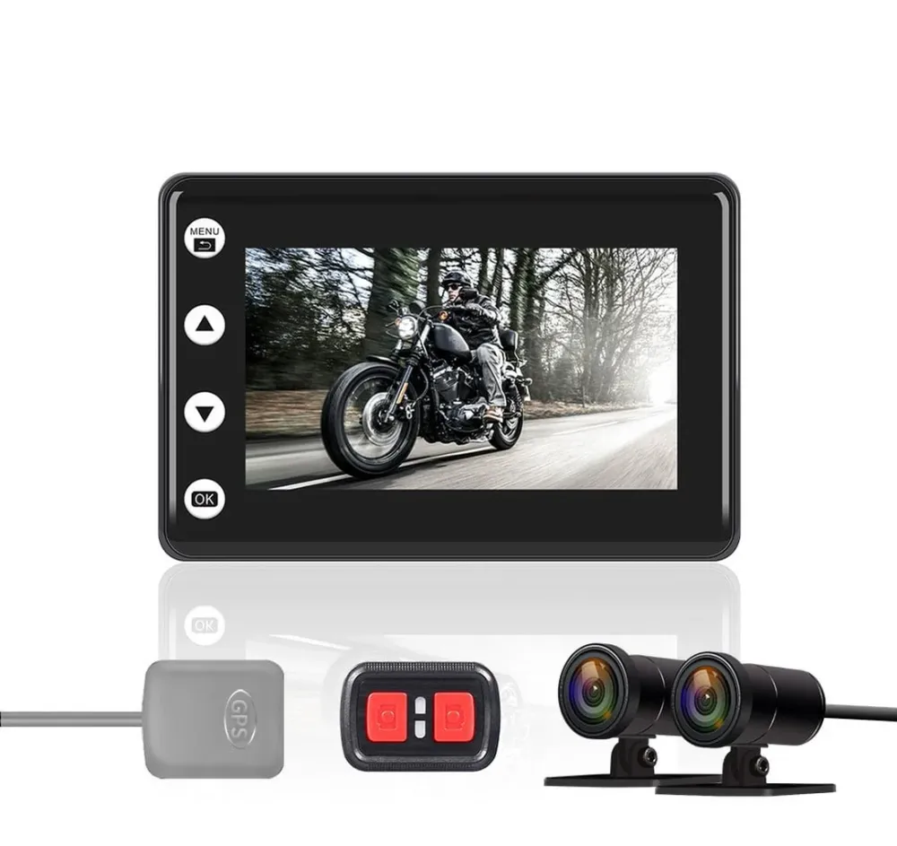 Motocam A2X Wifi 2CH dual dashcam pour moto