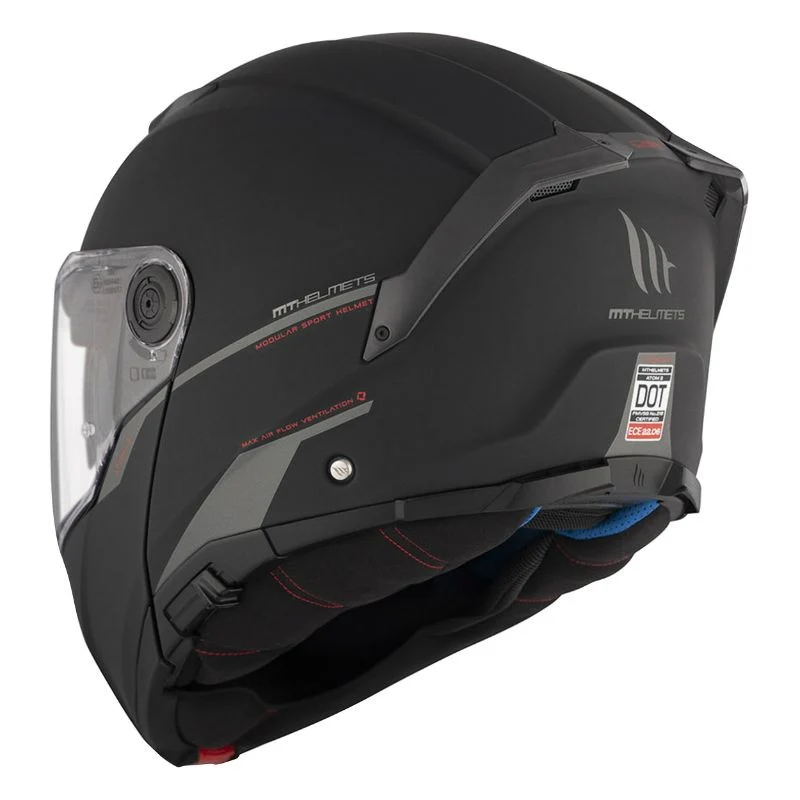Casque moto modulable - Atom noir MT HELMETS