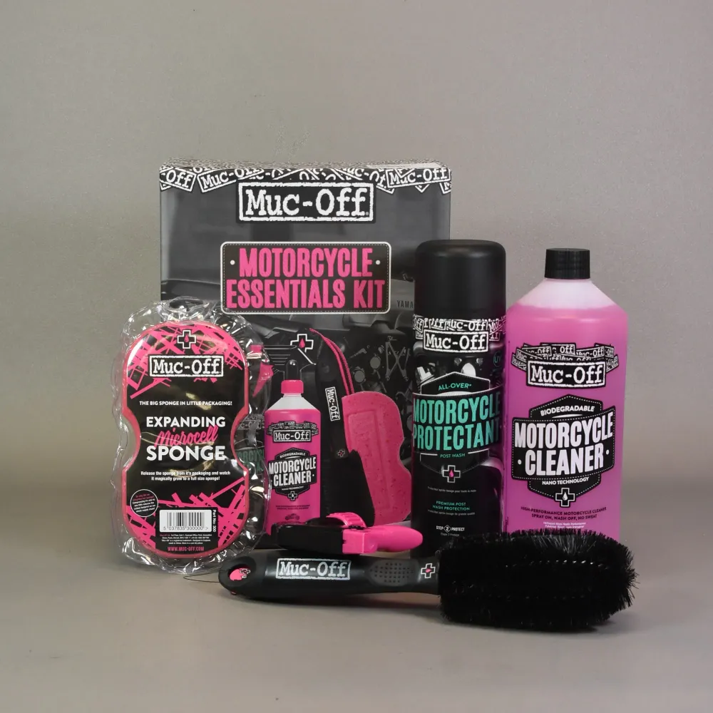Kit entretien MUC-OFF pour nettoyer votre moto