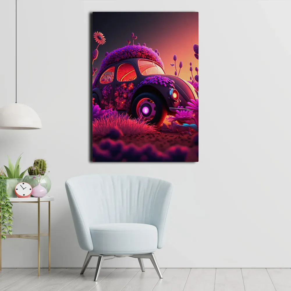 Tableau Coccinelle Voiture MusaArtGallery