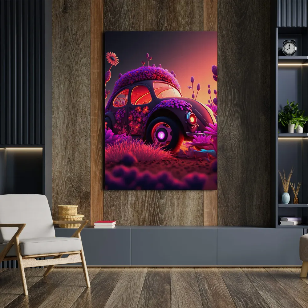 Tableau Coccinelle Voiture MusaArtGallery
