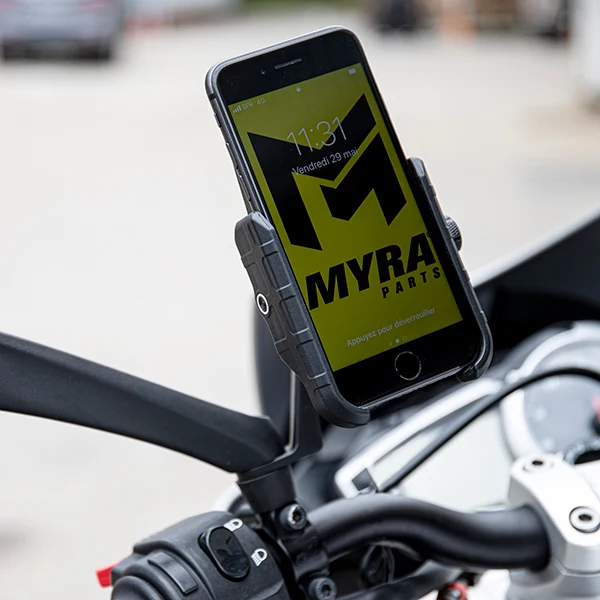 Support de téléphone moto à induction - Myra