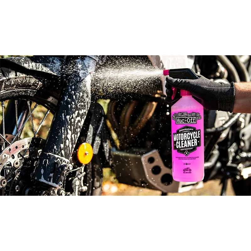 Nettoyant MUC-OFF pour moto, flacon avec diffuseur (1L)
